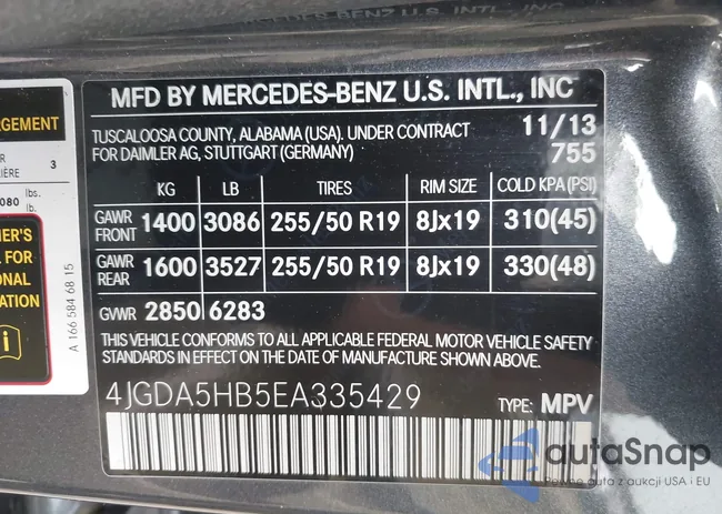 4JGDA5HB5EA335429: 42434966