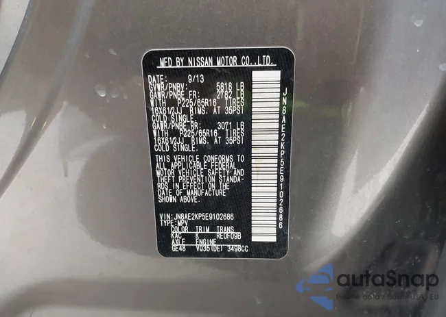 JN8AE2KP5E9102686: 42435165