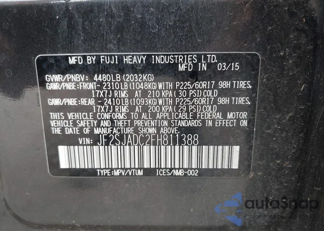 JF2SJADC2FH811388: 42435322