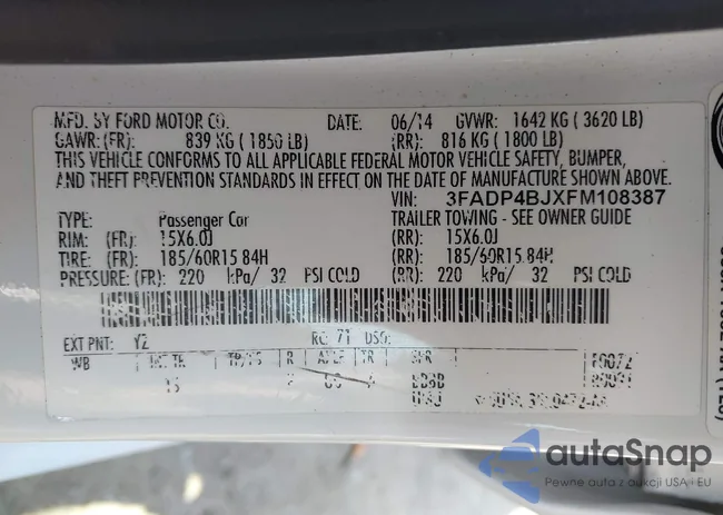 3FADP4BJXFM108387: 42434453