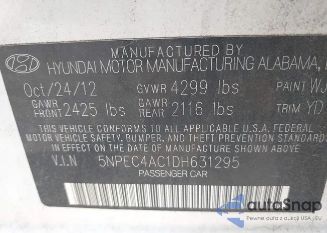 5NPEC4AC1DH631295: 42434608