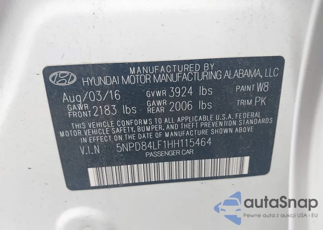 5NPD84LF1HH115464: 42434712