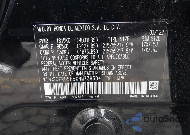 3CZRU5H5XNM739304: 42435979