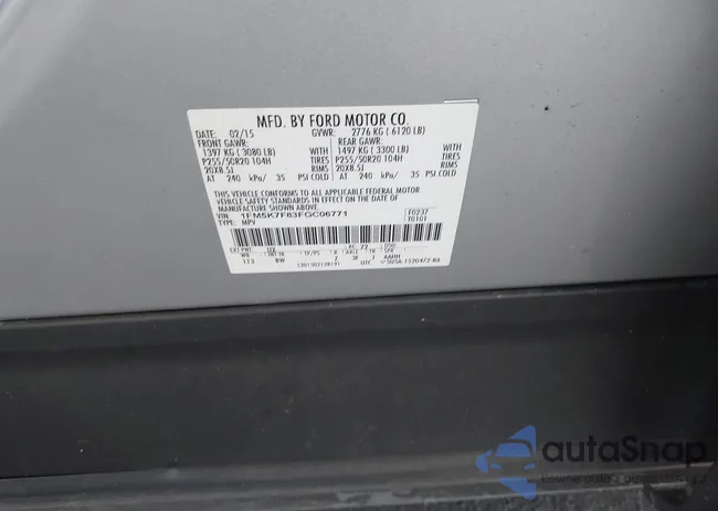 1FM5K7F83FGC06771: 42436221