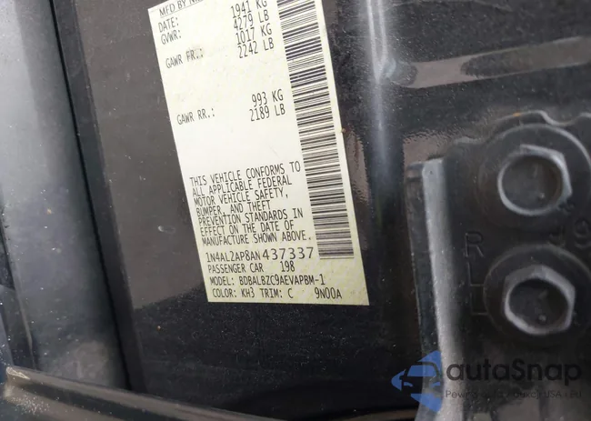 1N4AL2AP8AN437337: 42436282