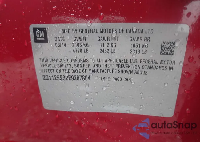 2G1125S32E9287804: 42436364