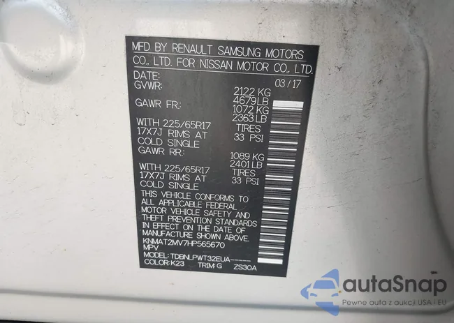 KNMAT2MV7HP565670: 42435654