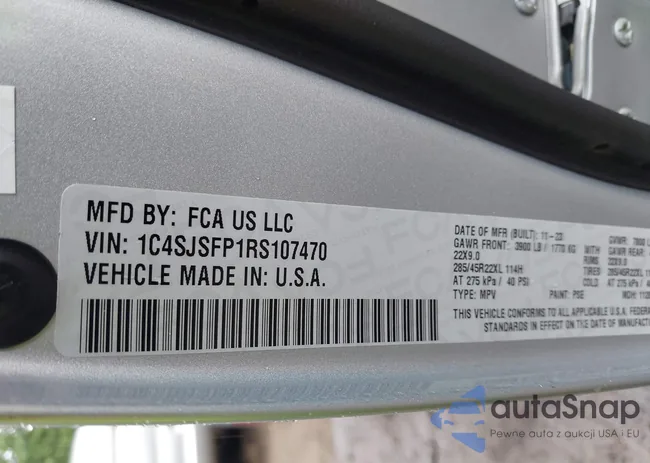 1C4SJSFP1RS107470: 42436912