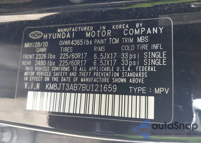 KM8JT3AB7BU121659: 42437270