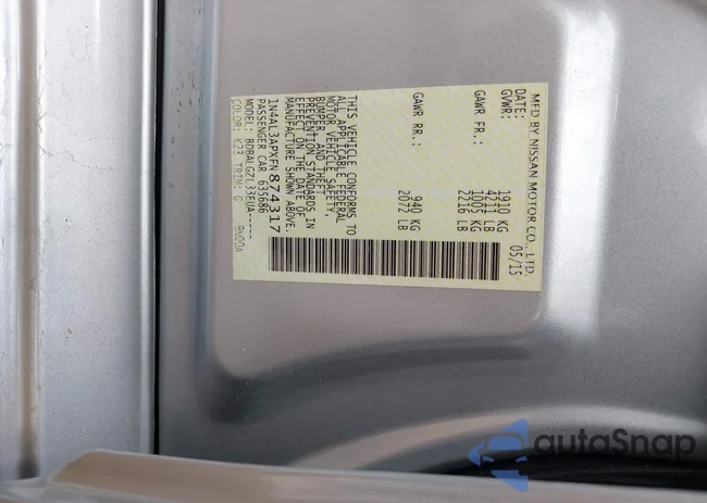 1N4AL3APXFN874317: 42436391