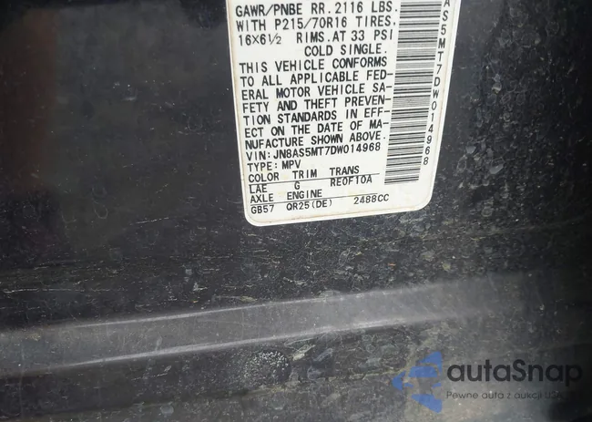 JN8AS5MT7DW014968: 42436514