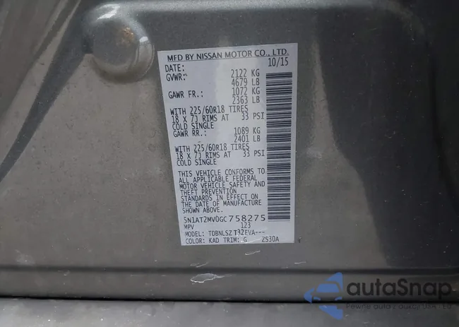 5N1AT2MV0GC758275: 42437881