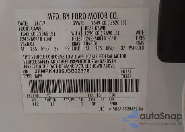 2FMPK4J86JBB22376: 42437889