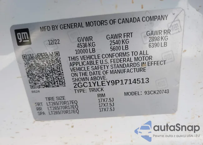 2GC1YLEY9P1714513: 42438000