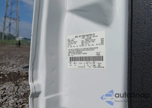 1FTMF1EM5EFC18599: 42438040