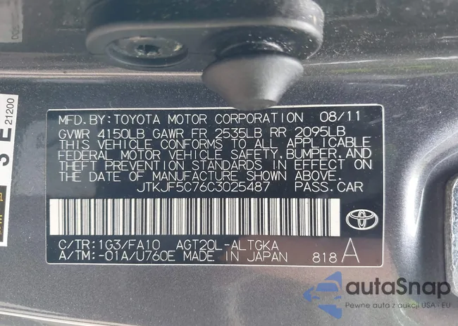 JTKJF5C76C3025487: 42438152