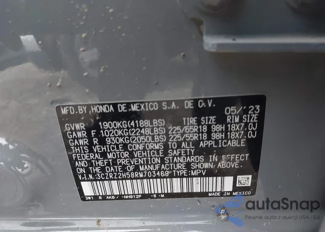 3CZRZ2H58RM703469: 42438245