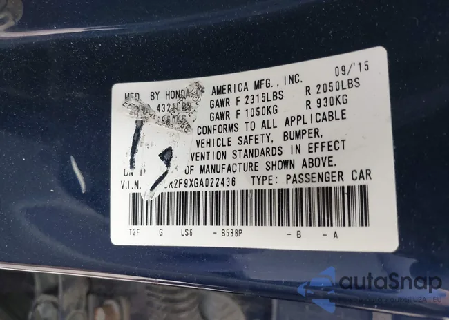 1HGCR2F9XGA022436: 42438324