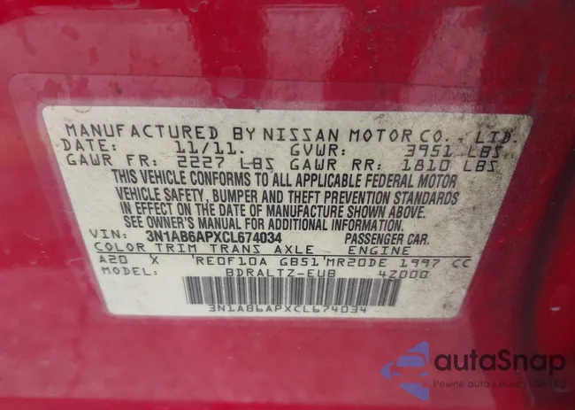 3N1AB6APXCL674034: 42437497