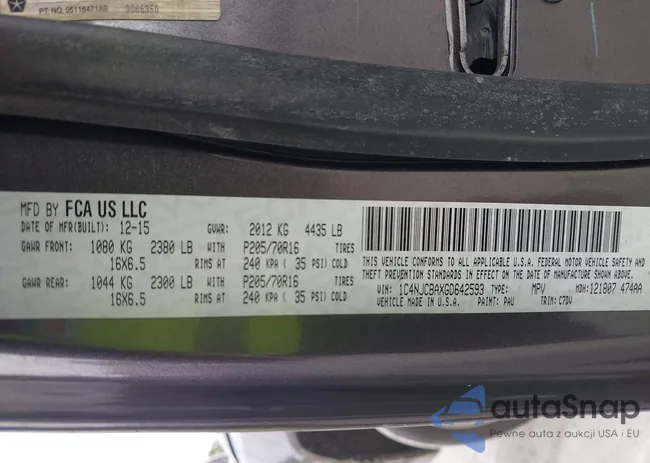 1C4NJCBAXGD642593: 42437540