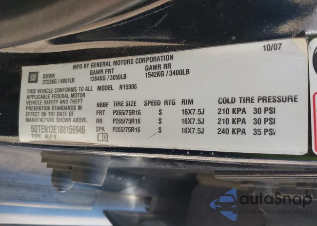 5GTEN13E188156946: 42437743