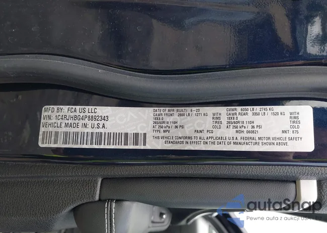 1C4RJHBG4P8892343: 42438802