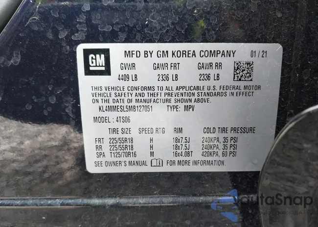 KL4MMESL5MB127051: 42438865