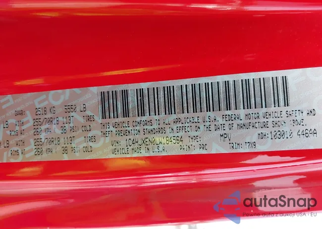 1C4HJXEN0LW184564: 42439173