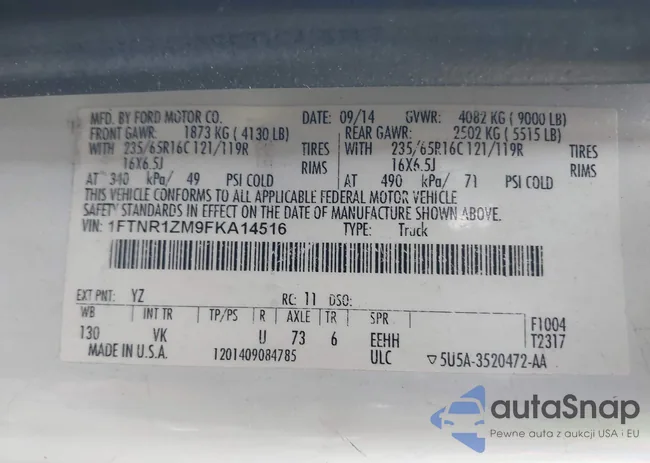 1FTNR1ZM9FKA14516: 42439179