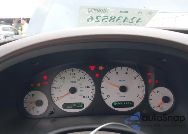 2B8GP54L91R314227: 42438526