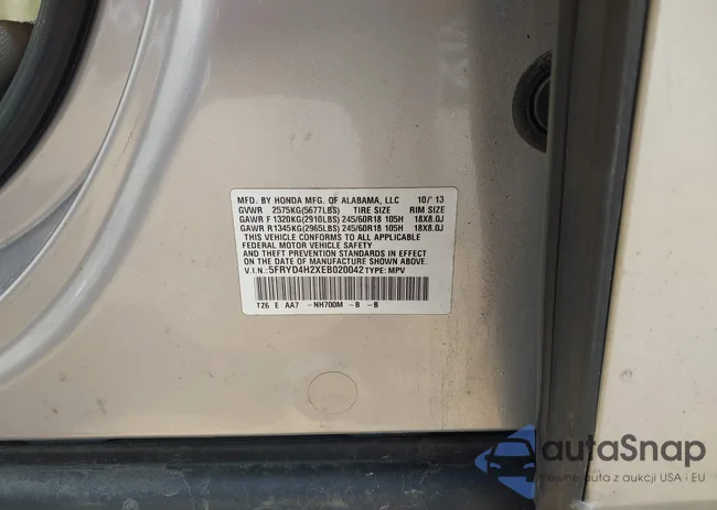 5FRYD4H2XEB020042: 42438563