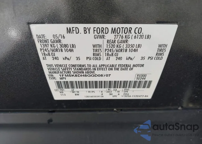 1FM5K8DH8GGD08707: 42438656