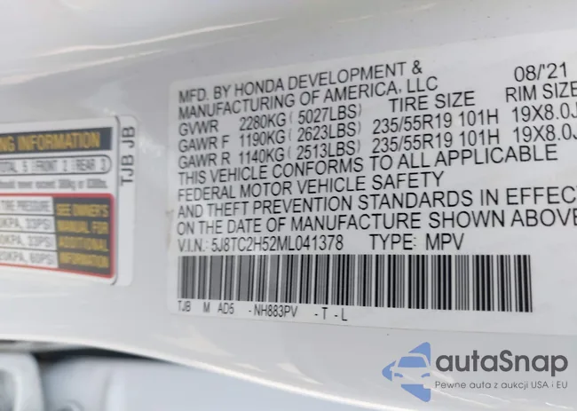 5J8TC2H52ML041378: 42439784