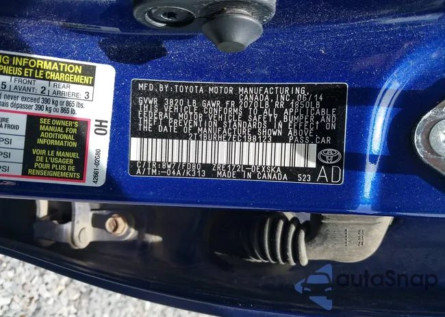 2T1BURHE7EC198123: 42439855