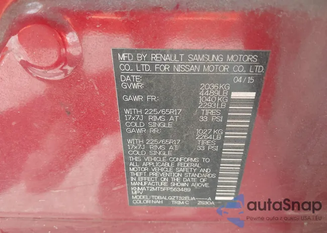 KNMAT2MT5FP563489: 42439978