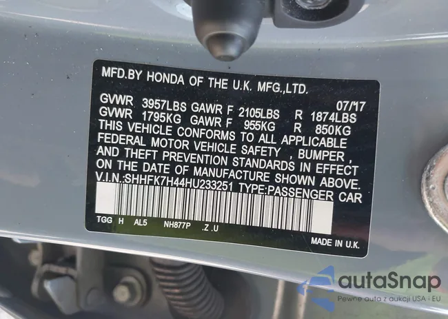 SHHFK7H44HU233251: 42440828