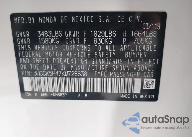 3HGGK5H47KM728638: 42440916