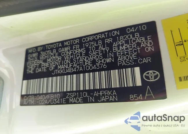 JTKKU4B47A1004376: 42440985