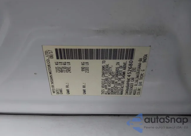 1N4AA6AP4HC452680: 42441018