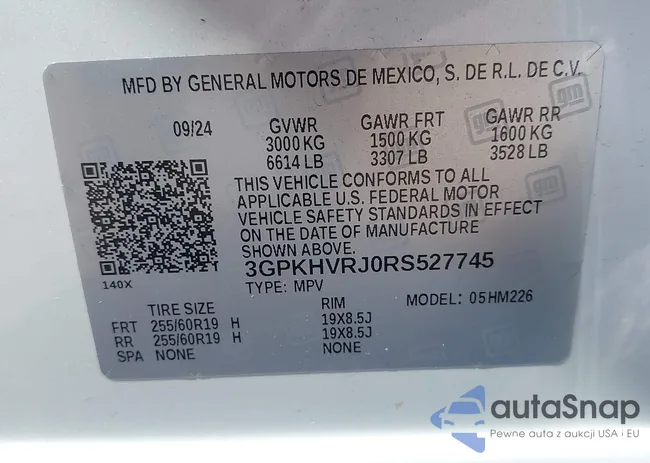 3GPKHVRJ0RS527745: 42441038