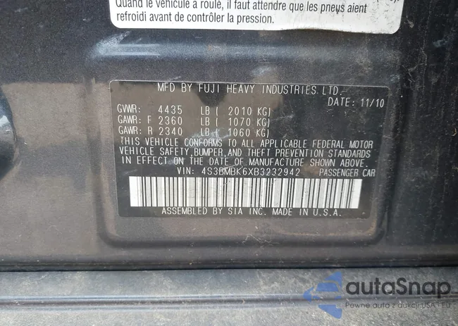 4S3BMBK6XB3232942: 42441269