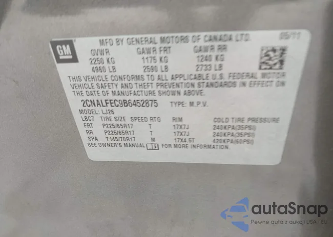 2CNALFEC9B6452875: 42441355