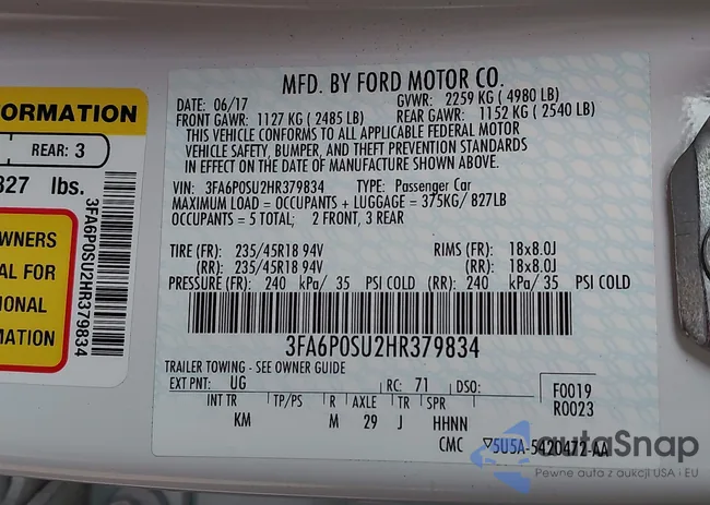 3FA6P0SU2HR379834: 42440382