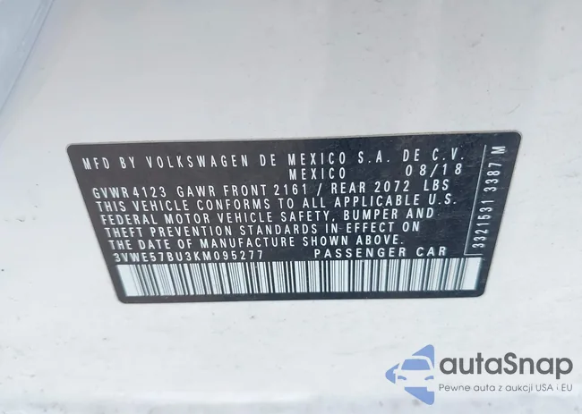 3VWE57BU3KM095277: 42442058