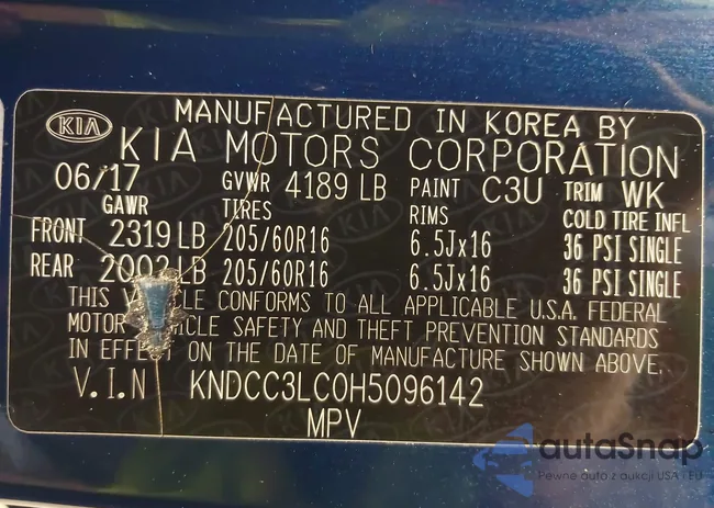 KNDCC3LC0H5096142: 42442273