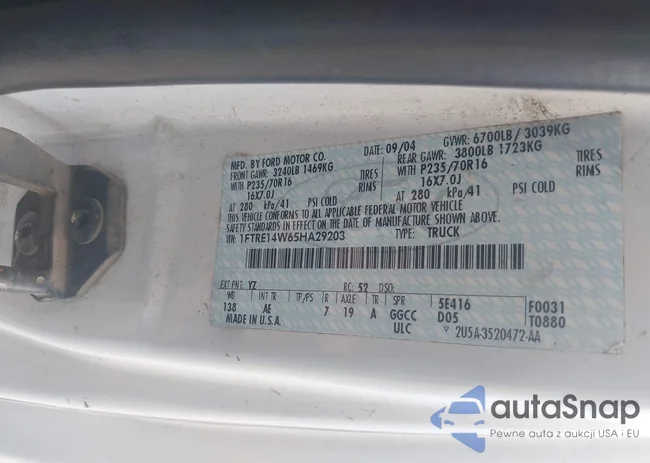 1FTRE14W65HA29203: 42441566