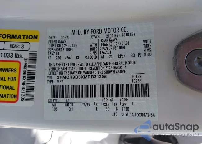 3FMCR9B6XMRB31205: 42441656