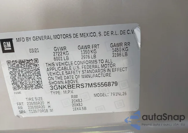 3GNKBERS7MS556879: 42441675