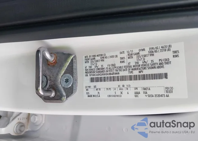 1FMCU0GX6GUB45966: 42442966