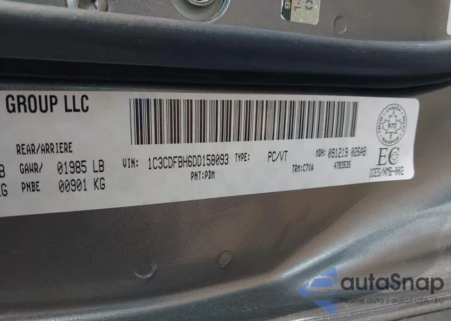 1C3CDFBH6DD158093: 42443081